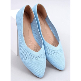 Ballerine mandorla traforate Sotty Blue 1