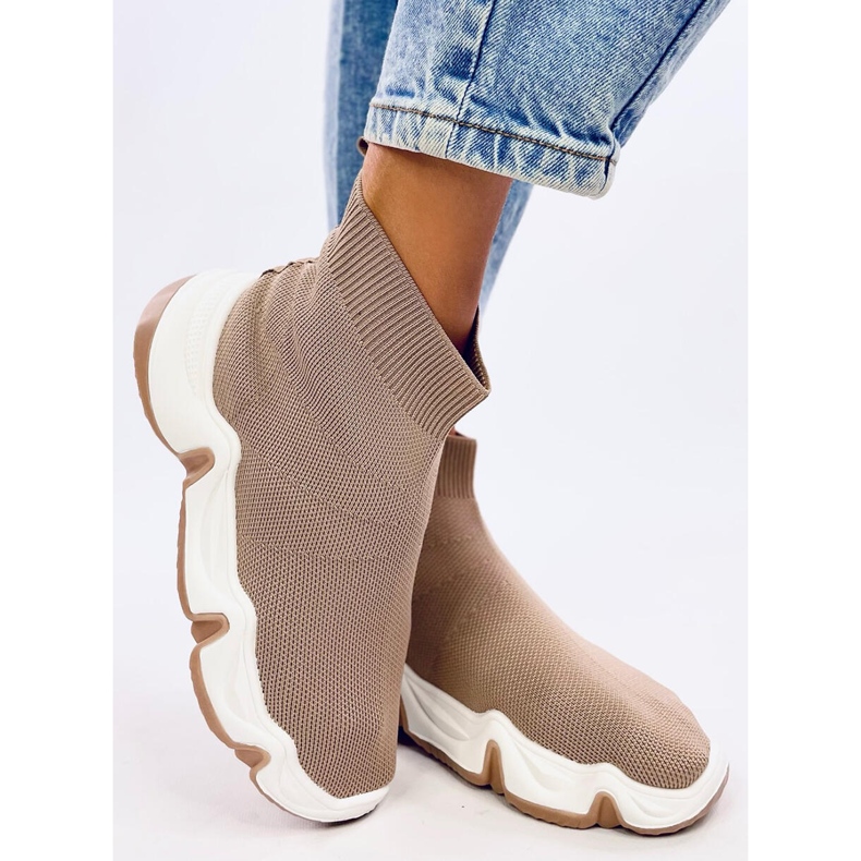 Calzini alla caviglia Nova Khaki beige 1