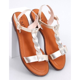 Sandali Pourta Gold da donna d'oro 1