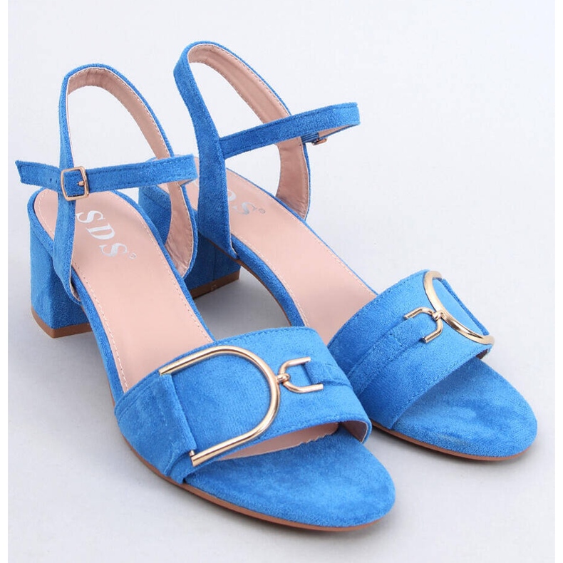 Sandali bassi con tacco Parisy Blue 1
