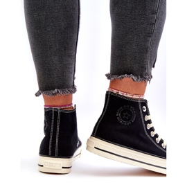 Sneakers Alte da Donna Big Star NN274283 Nere nero 4