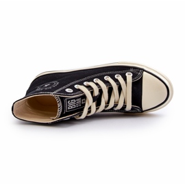 Sneakers Alte da Donna Big Star NN274283 Nere nero 2