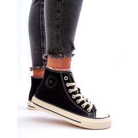Sneakers Alte da Donna Big Star NN274283 Nere nero 1