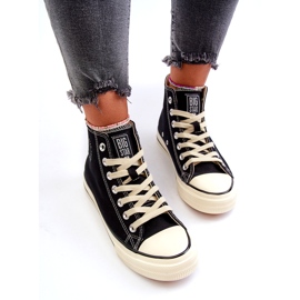 Sneakers Alte da Donna Big Star NN274283 Nere nero 3