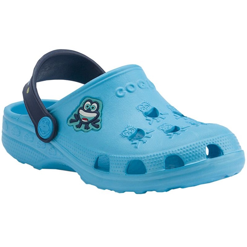 Zoccoli Coqui Little Frog 8701-100-1821A/8701-100-1821 blu 1