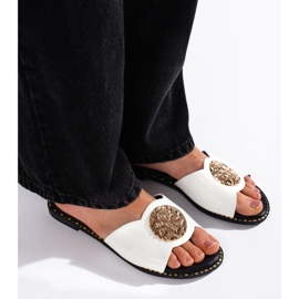 Goodin Eleganti infradito da donna bianche bianco 1