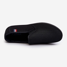 Sneakers Traforate da Uomo Sneakers Nere Koboru nero 1
