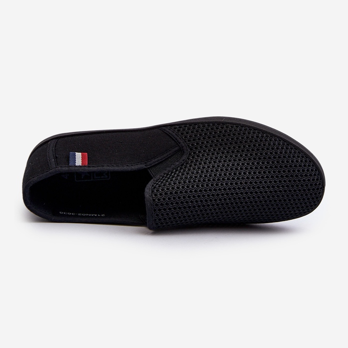 Sneakers Traforate da Uomo Sneakers Nere Koboru nero 1