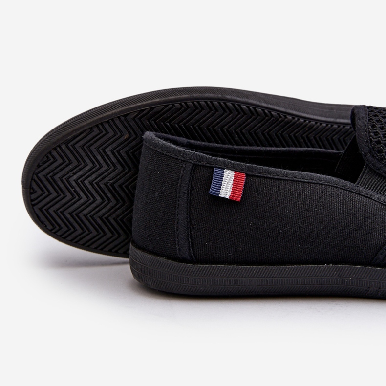 Sneakers Traforate da Uomo Sneakers Nere Koboru nero 2