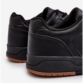 Sneakers da Uomo Realizzate in Eco Pelle Nera Radikalle nero 2