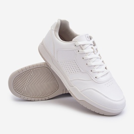 Sneakers da Uomo Realizzate in Eco Pelle Bianca Radikalle bianco 1