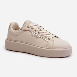 Sneakers da donna Big Star NN274334 Sistema Memory Foam Beige 2