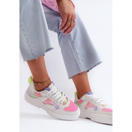 Sneakers da donna Big Star NN274359 Memory Foam System Multicolor bianco 1