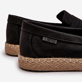 Espadrillas da uomo in ecopelle scamosciata Big Star NN174046 Nere nero 1