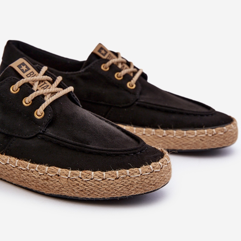 Espadrillas stringate da uomo Big Star NN174051 Nere nero 1