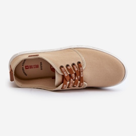 Sneakers da Uomo Big Star NN176001 Sistema Memory Foam Beige 1