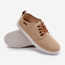 Sneakers da Uomo Big Star NN176001 Sistema Memory Foam Beige 2