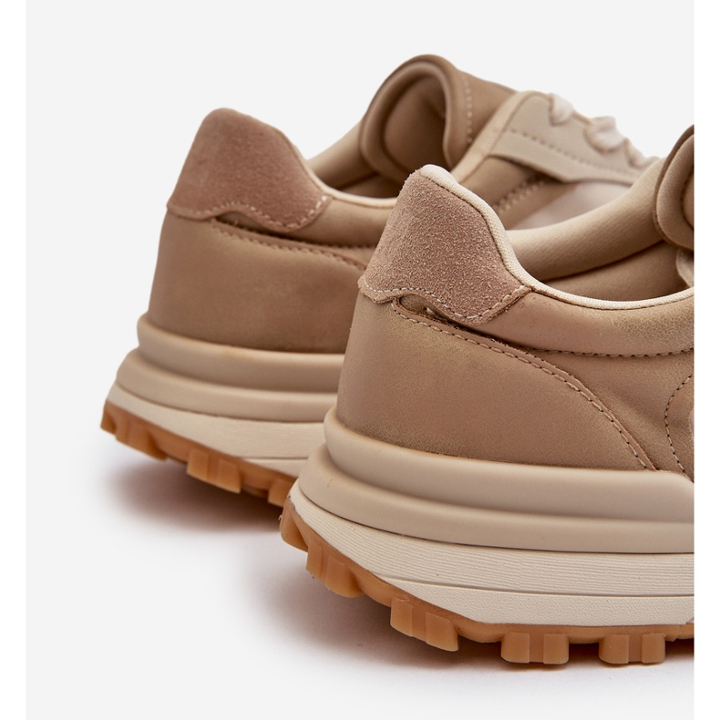 Sneakers da Uomo Big Star NN174067 Sistema Memory Foam Beige 1