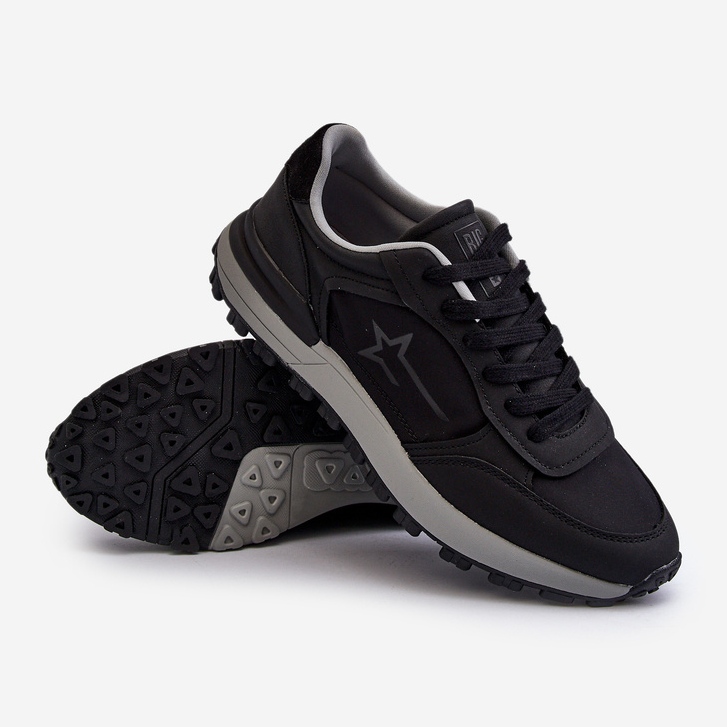 Sneakers da Uomo Big Star NN174069 Sistema Memory Foam Nere nero 2