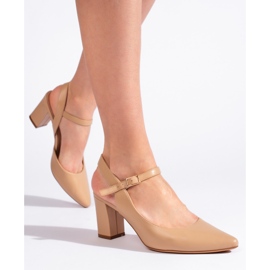Eleganti décolleté beige da donna di Sergio Leone 1