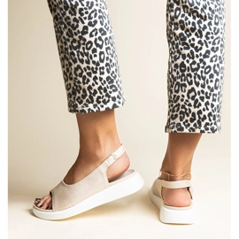 Sandali slip-on dorati con lucentezza Taylak d'oro 2