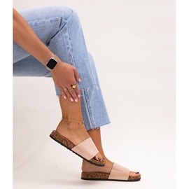 Infradito classiche con suola in sughero Matilte beige 1