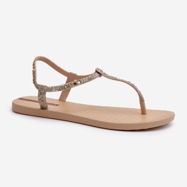 Sandali infradito da donna con glitter 26914 Ipanema Class Brilha Fem Gold d'oro 1