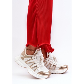 Sneakers da Donna Bianche e Oro Ahmani bianco 2