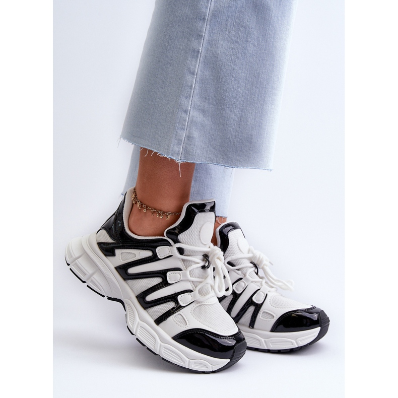 Sneakers da Donna Bianche e Nere Ahmani bianca 2