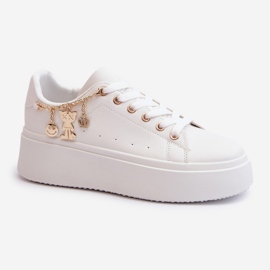 Sneakers Platform Da Donna Con Pendenti, Tivissa Di Colore Bianco bianca 1