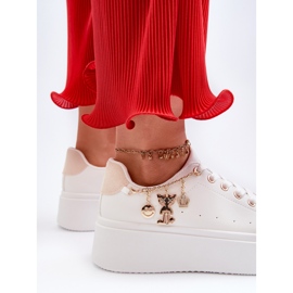 Sneakers Platform Da Donna Con Pendenti, Tivissa Di Colore Bianco bianca 2