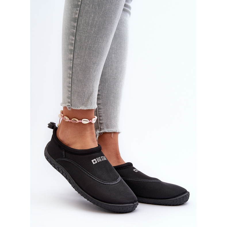 Scarpe da acqua da donna nere Big Star NN274A801 nero nero 2