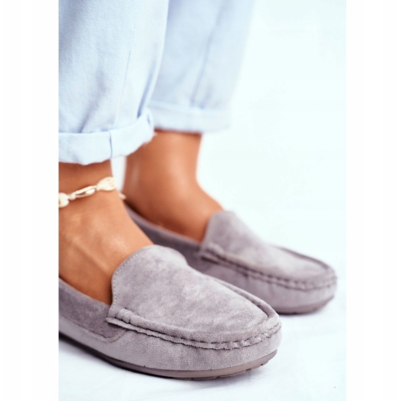 Evento Mocassini da Donna, Camoscio Grigio 4