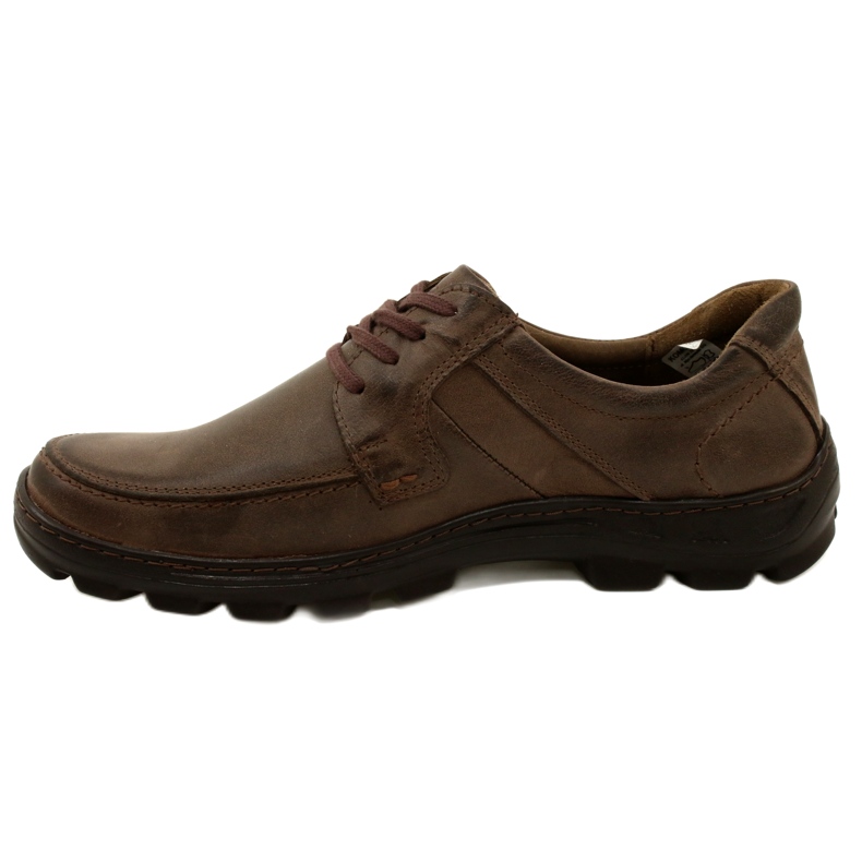 KOMODO Scarpe da uomo in pelle 853 marrone 2