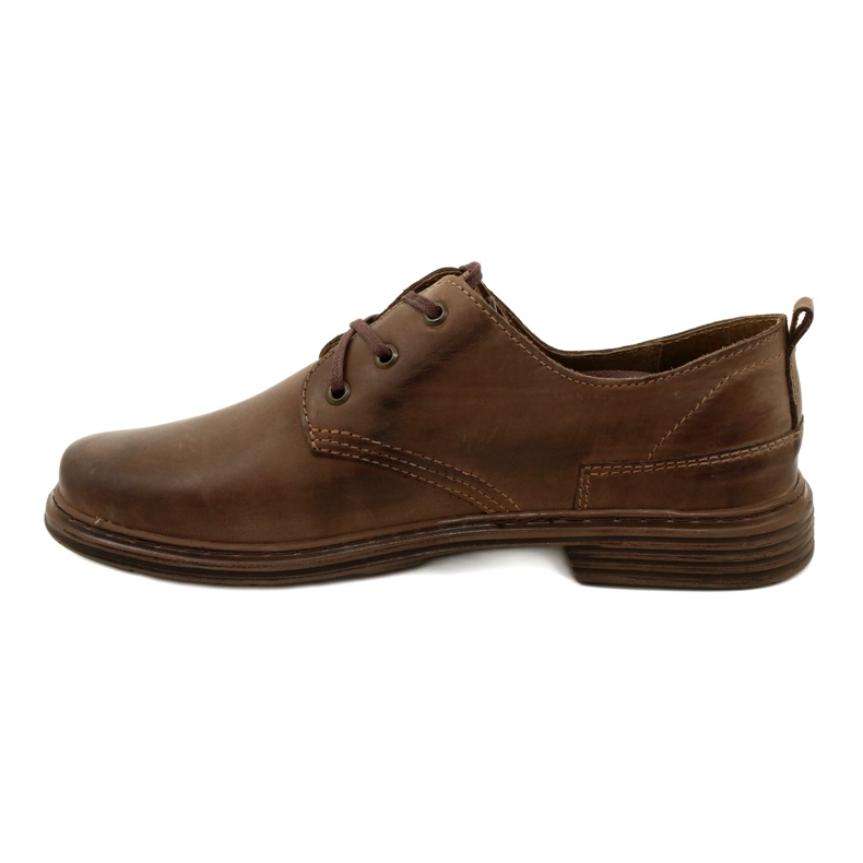 Polbut Scarpe da uomo in pelle 191k marrone 3