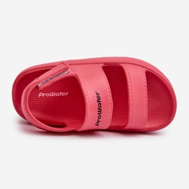 Sandali leggeri in schiuma con velcro ProWater PRO-24-05-02K Rosa 2