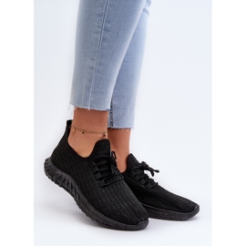 Scarpe sportive da donna in tessuto leggero nere Xalara nero 2