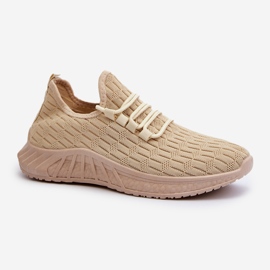 Scarpe sportive leggere in tessuto da donna Beige Xalara 1