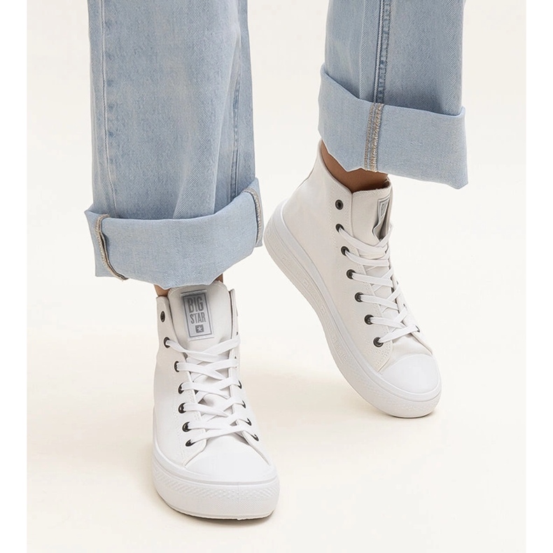 Sneakers alte bianche Big Star LL274A183 bianco 1