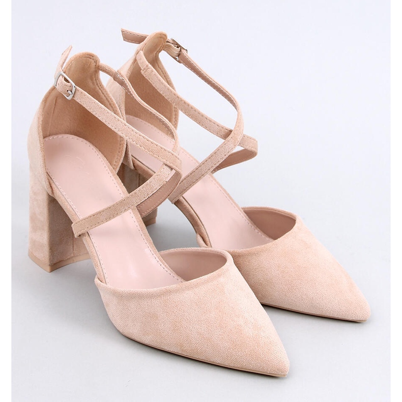 Décolleté con cinturini incrociati Thois Beige 1