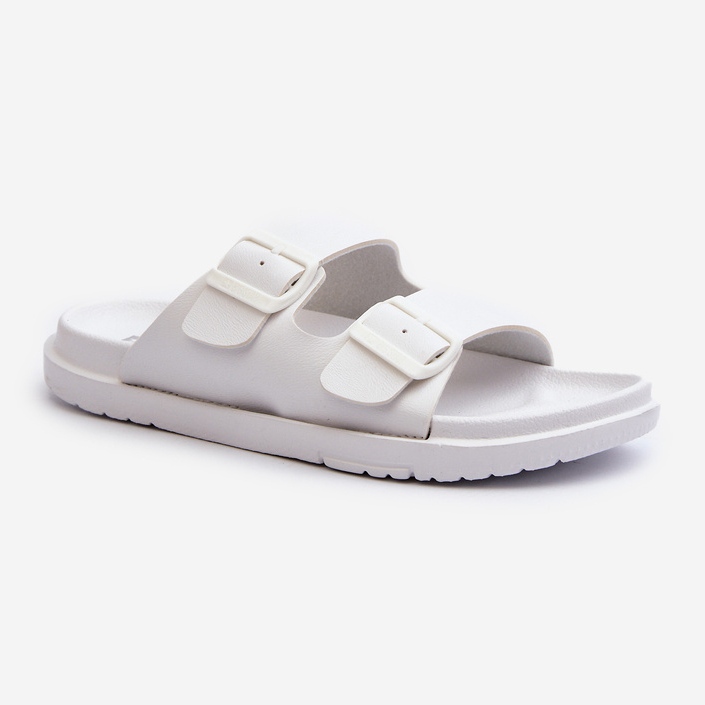 Infradito in schiuma leggera da donna con fibbie Big Star NN274A751 bianco 1