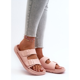 Infradito in schiuma leggera da donna con fibbie Big Star NN274A753 rosa 2
