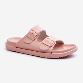 Infradito in schiuma leggera da donna con fibbie Big Star NN274A753 rosa 1