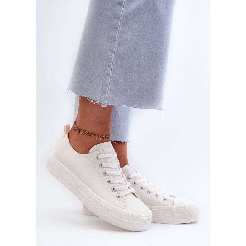 Scarpe da ginnastica da donna Big Star NN274853 Bianche bianco 2