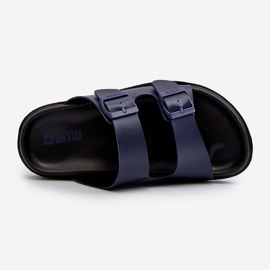 Infradito Leggere Da Uomo Con Fibbie Big Star NN174593 Blu Navy 1