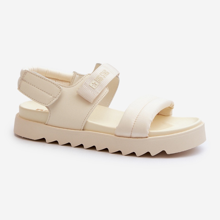 Sandali con plateau da donna Big Star NN274751 Beige 2