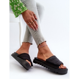 Infradito con plateau da donna Big Star NN274772 Nero 1