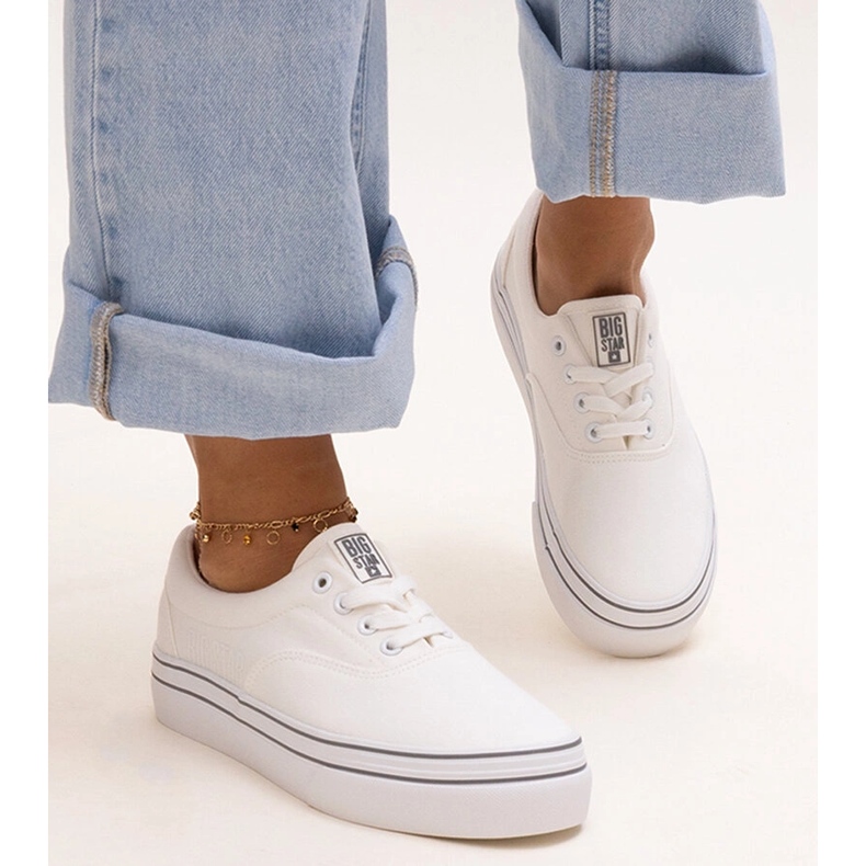 Scarpe da ginnastica bianche Big Star LL274228 101 bianco 1