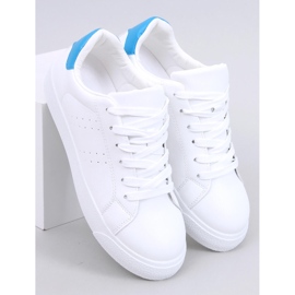 Sneakers da donna Minar di colore blu bianco 1