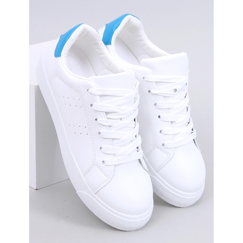 Sneakers da donna Minar di colore blu bianca 1